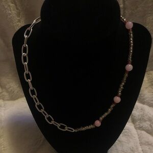 Chain and bead necklace
